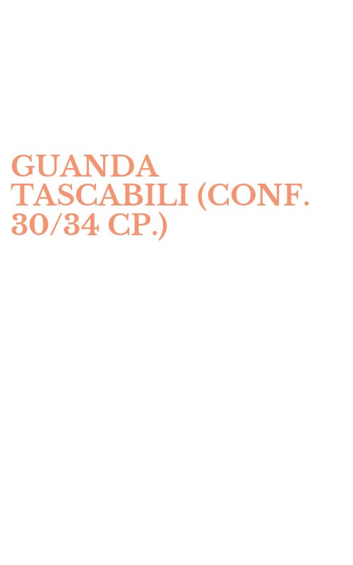 GUANDA TASCABILI (CONF. 30/34 CP.)