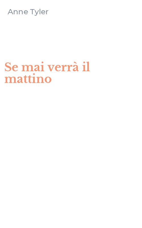 Se mai verrà il mattino
