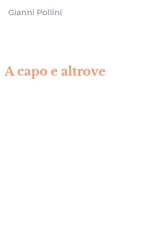 A capo e altrove