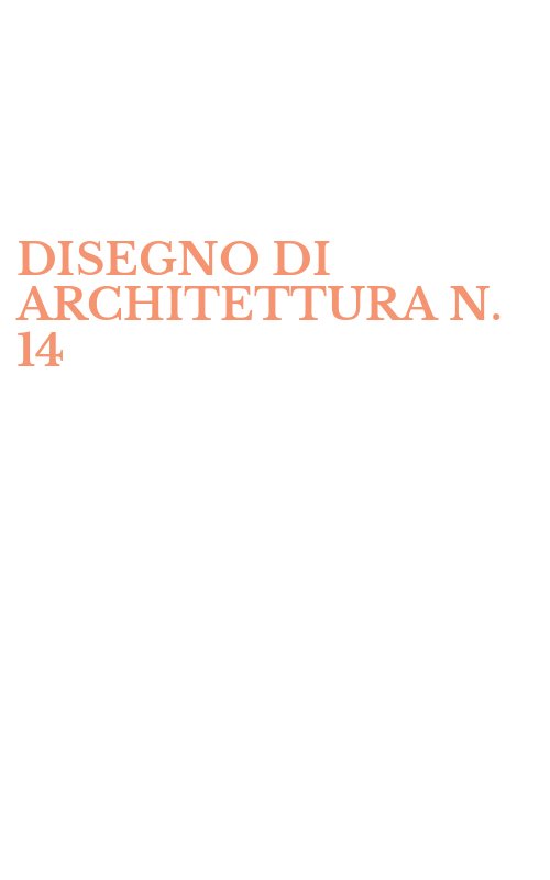 DISEGNO DI ARCHITETTURA N. 14