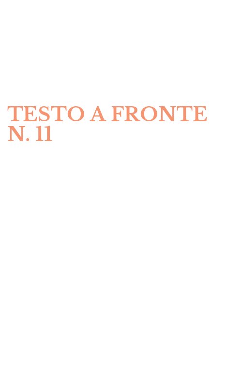 TESTO A FRONTE N. 11