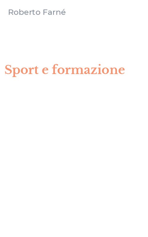 Sport e formazione