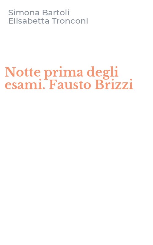 Notte prima degli esami. Fausto Brizzi
