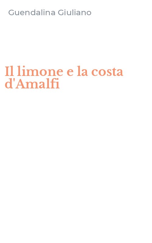 Il limone e la costa d'Amalfi