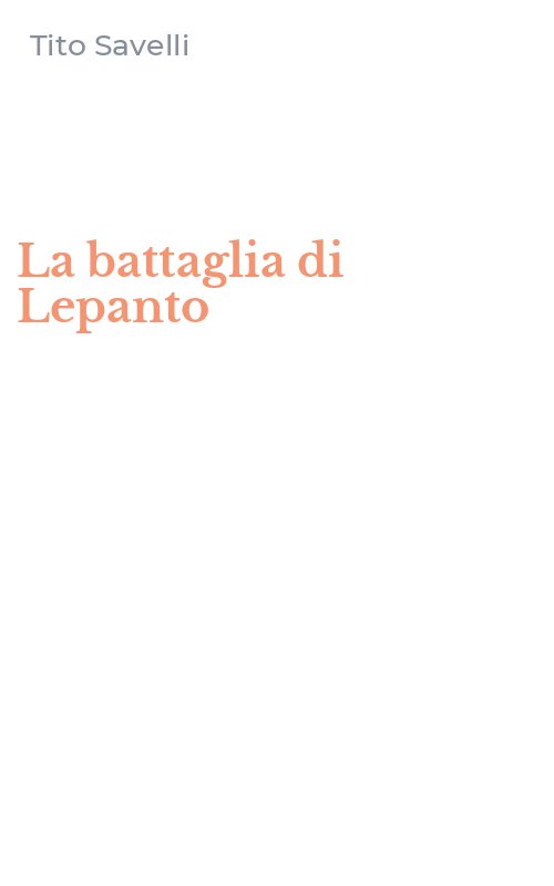La battaglia di Lepanto