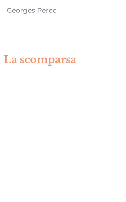 La scomparsa