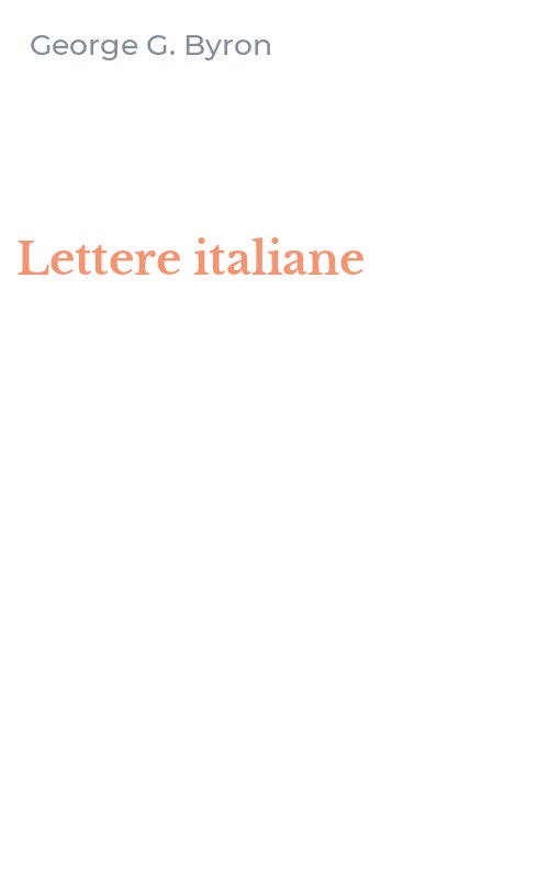 Lettere italiane