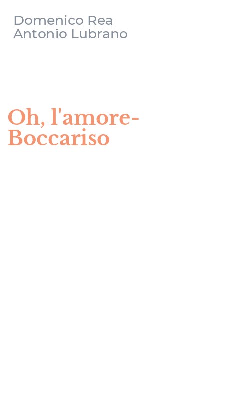 Oh, l'amore-Boccariso