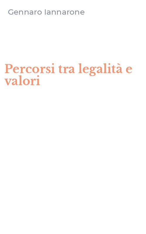 Percorsi tra legalità e valori