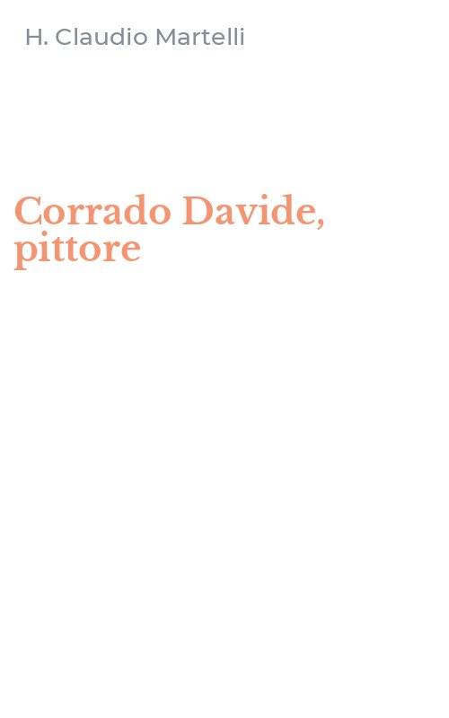 Corrado Davide, pittore