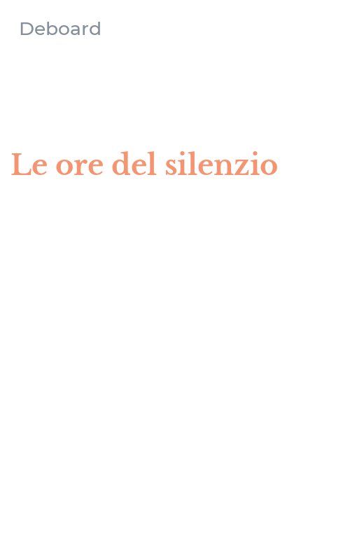 Le ore del silenzio