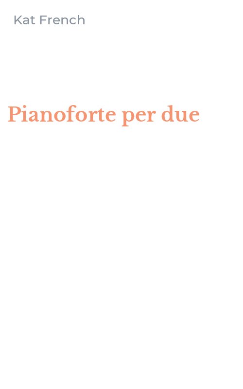 Pianoforte per due