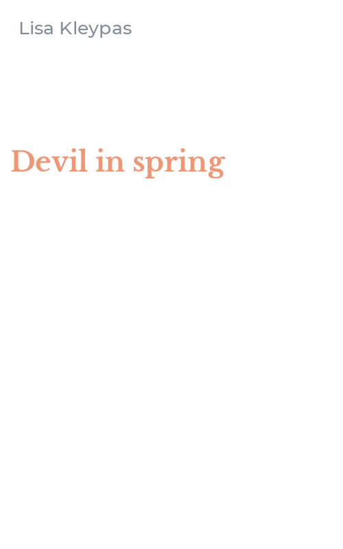 Devil in spring