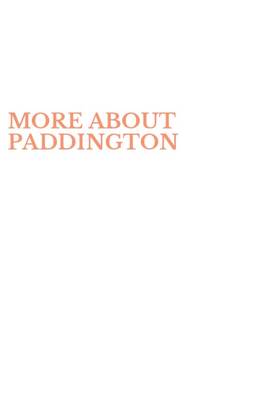 MORE ABOUT PADDINGTON