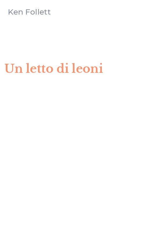 Un letto di leoni
