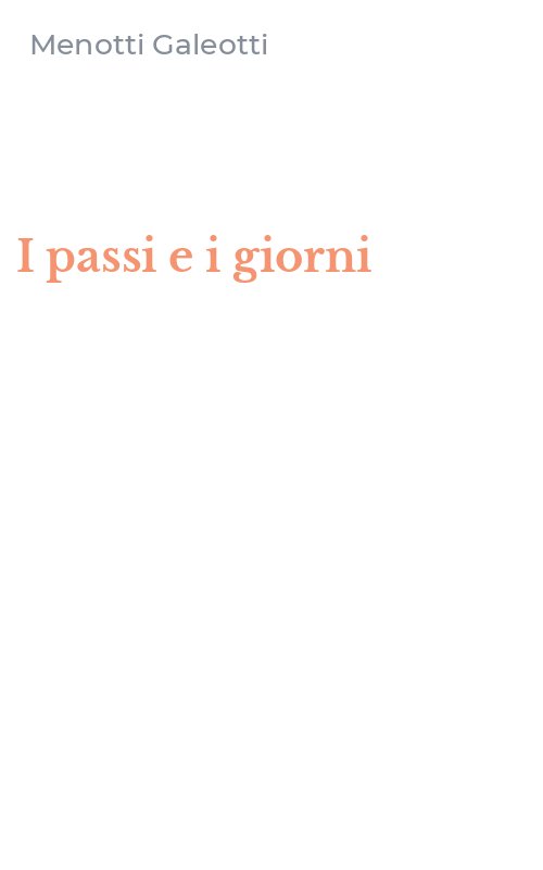 I passi e i giorni