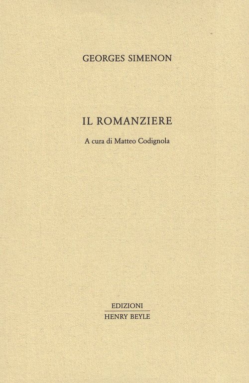 Il romanziere