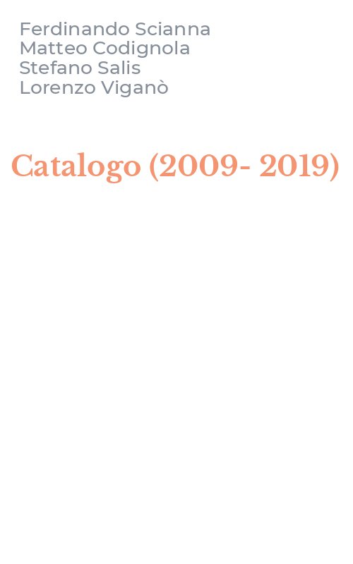 Catalogo (2009-2019)