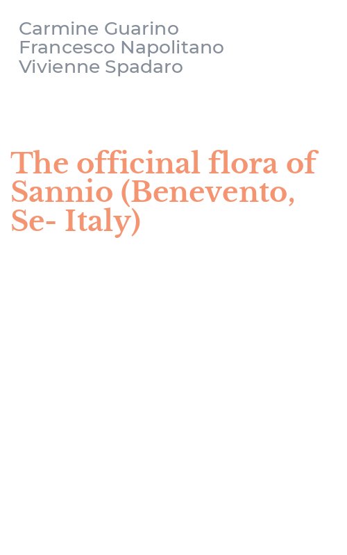 The officinal flora of Sannio (Benevento, Se-Italy)