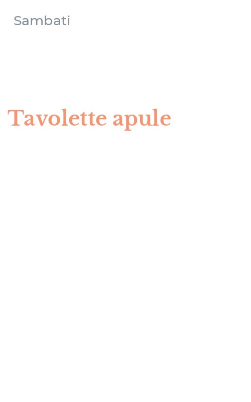 Tavolette apule