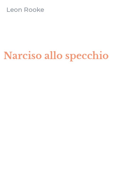 Narciso allo specchio