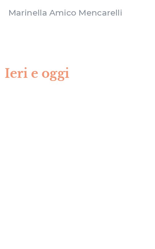 Ieri e oggi