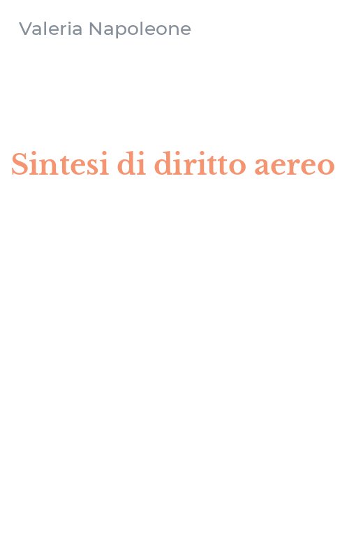 Sintesi di diritto aereo
