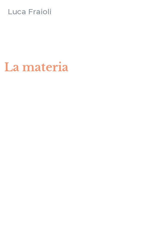 La materia