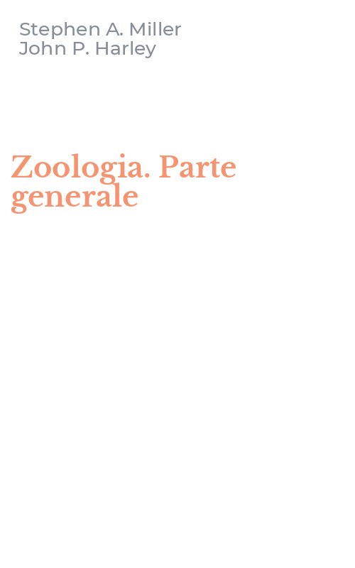 Zoologia. Parte generale