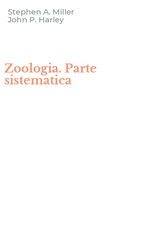 Zoologia. Parte sistematica