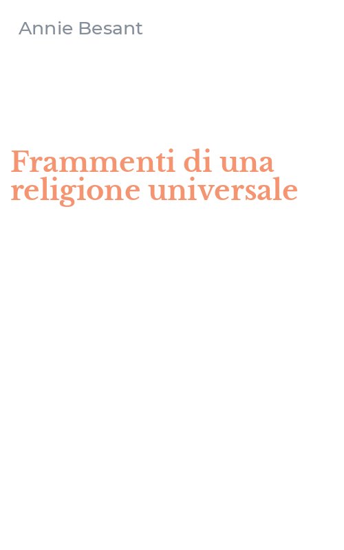 Frammenti di una religione universale