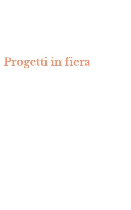 Progetti in fiera