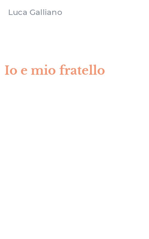 Io e mio fratello
