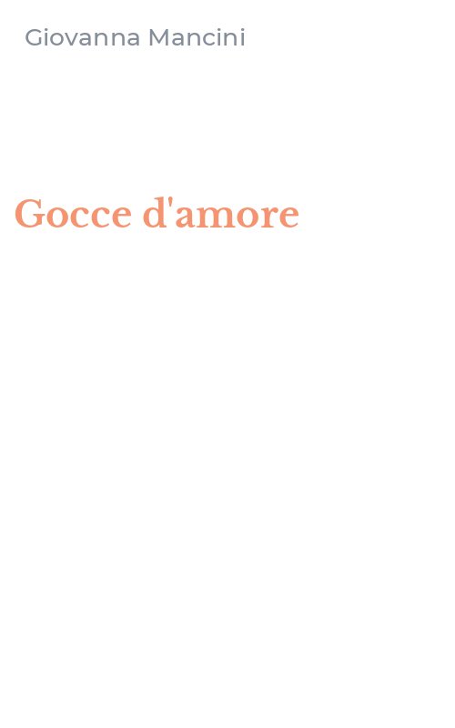 Gocce d'amore