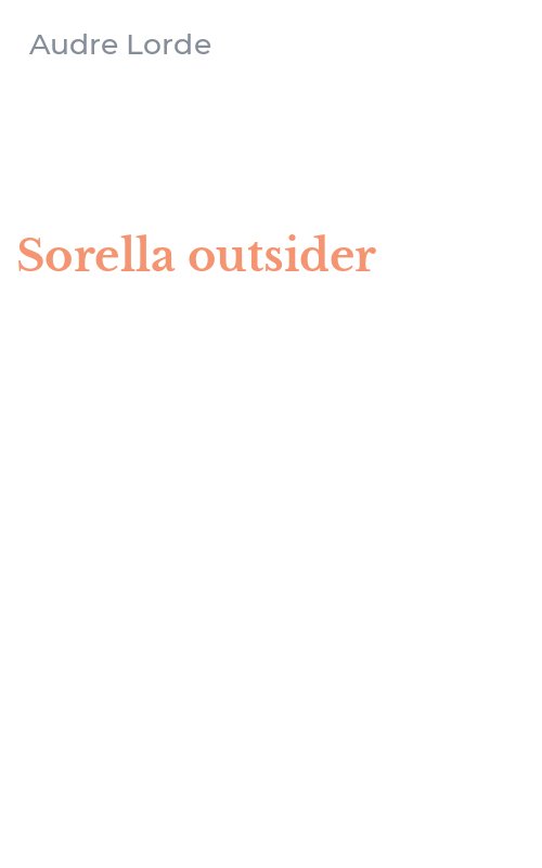 Sorella outsider