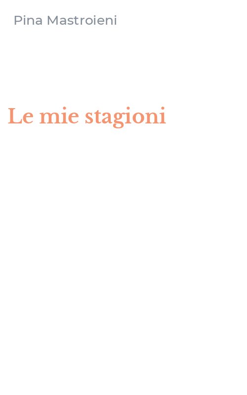 Le mie stagioni