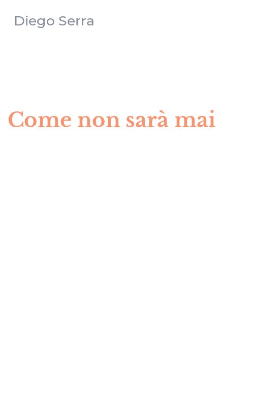 Come non sarà mai