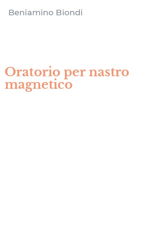Oratorio per nastro magnetico