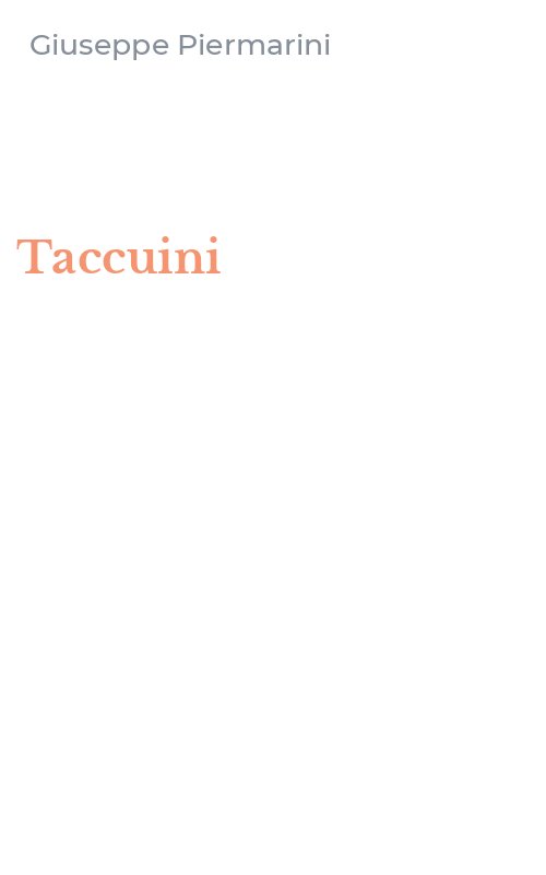 Taccuini