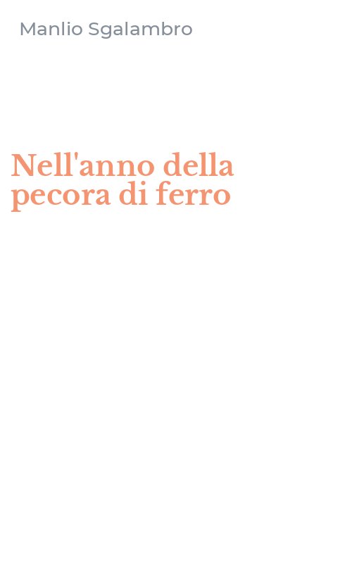 Nell'anno della pecora di ferro