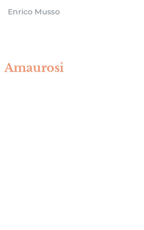 Amaurosi