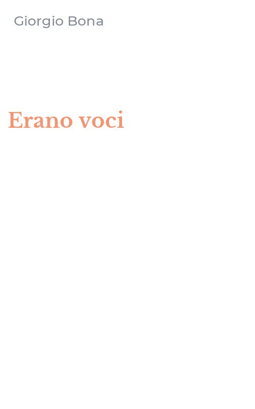 Erano voci