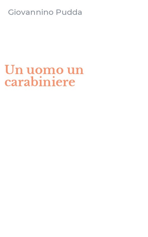 Un uomo un carabiniere