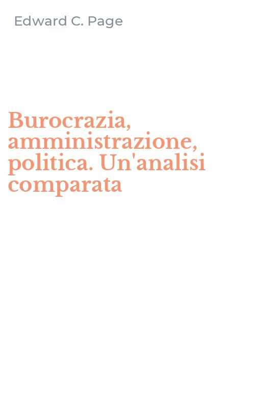 Burocrazia, amministrazione, politica. Un'analisi comparata