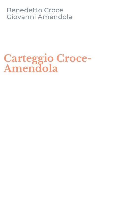 Carteggio Croce-Amendola