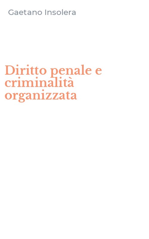 Diritto penale e criminalità organizzata