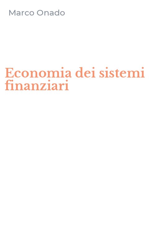 Economia dei sistemi finanziari