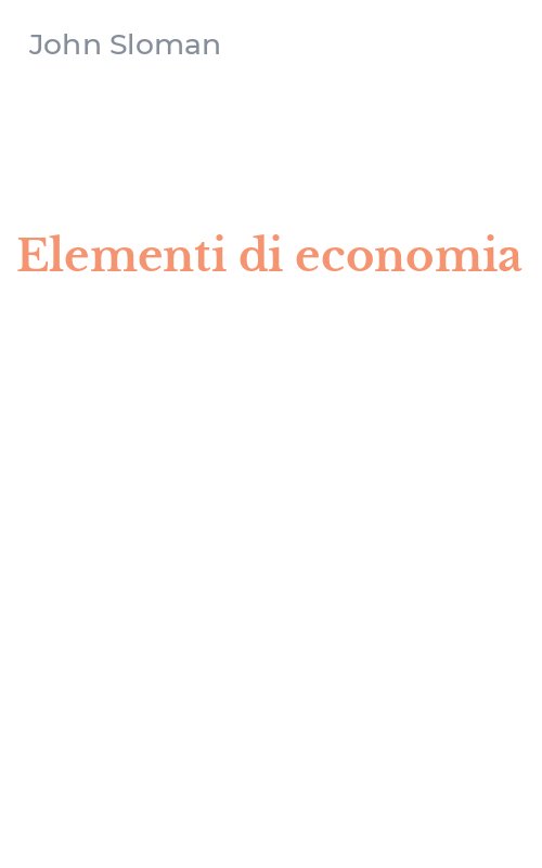 Elementi di economia