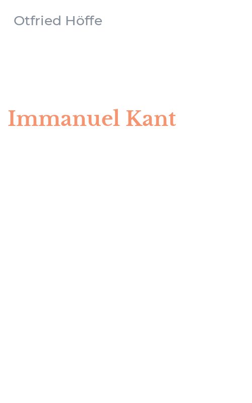 Immanuel Kant