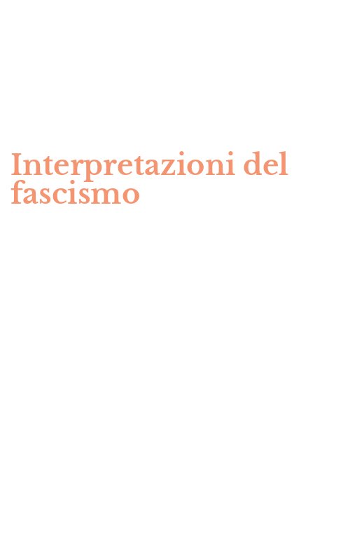 Interpretazioni del fascismo
